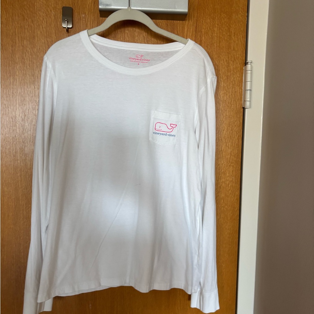 Vineyard Vines White Long Sleeve Shirt
